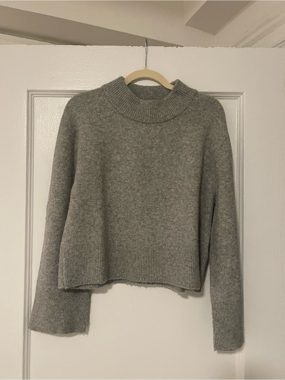 J.Crew Heather Grey Crew Neck Sweater
